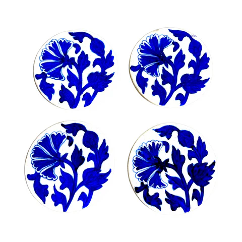 Blue Pottery Coasters