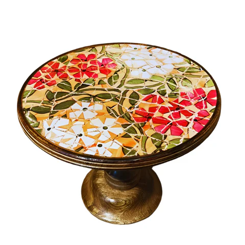Flora Mosaic Cake Stand